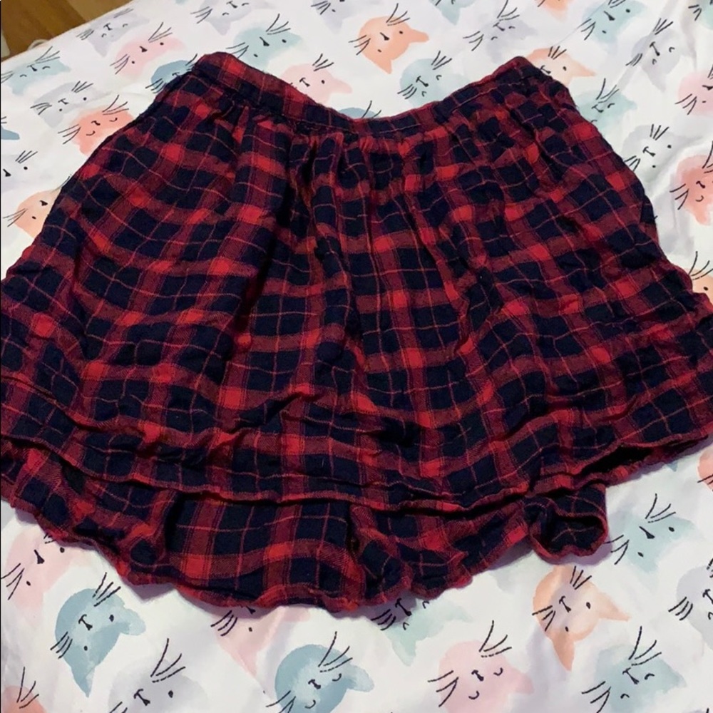 Mini Plaid Skirt